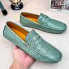 Fashion New Handmade Loafers for Men Casual Leather Shoes Mens Loafers Moccasins Breathable Slip On Big Size 48 Driving Shoes for Men