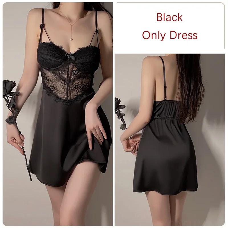 Удобная пижама женская сексуальная кружевная ночная рубашка с подкладкой для груди женская новая ночная рубашка на подтяжках халат домашний комплект