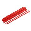 Plastic Chopsticks, Red, Pack of 10, Chinese Style, Square Top