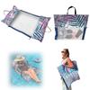 2-in-1 Floating Hammock And Beach Tote 4 In 1 Multi-Purpose Pool Floats Inflatable Foldable Water Hammock Swimming Lounger Summer Floaties Rafts