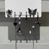 Изысканный и компактный набор серег из сплава, Милые, Нишевые, Простые, Серьги-гвоздики нового стиля, Универсальные серьги в форме бабочки