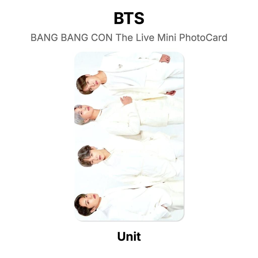 BTS BANG BANG CON Прямой эфир Мини-фотокарточка Официальная фотокарточка