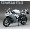 1/12 Kawasaki NIJIA ZX6R мотоцикл игрушечная модель легкосплавного автомобиля переднее колесо левое правое рулевое колесо подвеска транспортное средство детский подарок