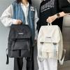 Школьная сумка новая школьная сумка мужская средняя школа старшая школа студент колледжа инстаграм модный мужской ученик средней школы рюкзак большой емкости женская