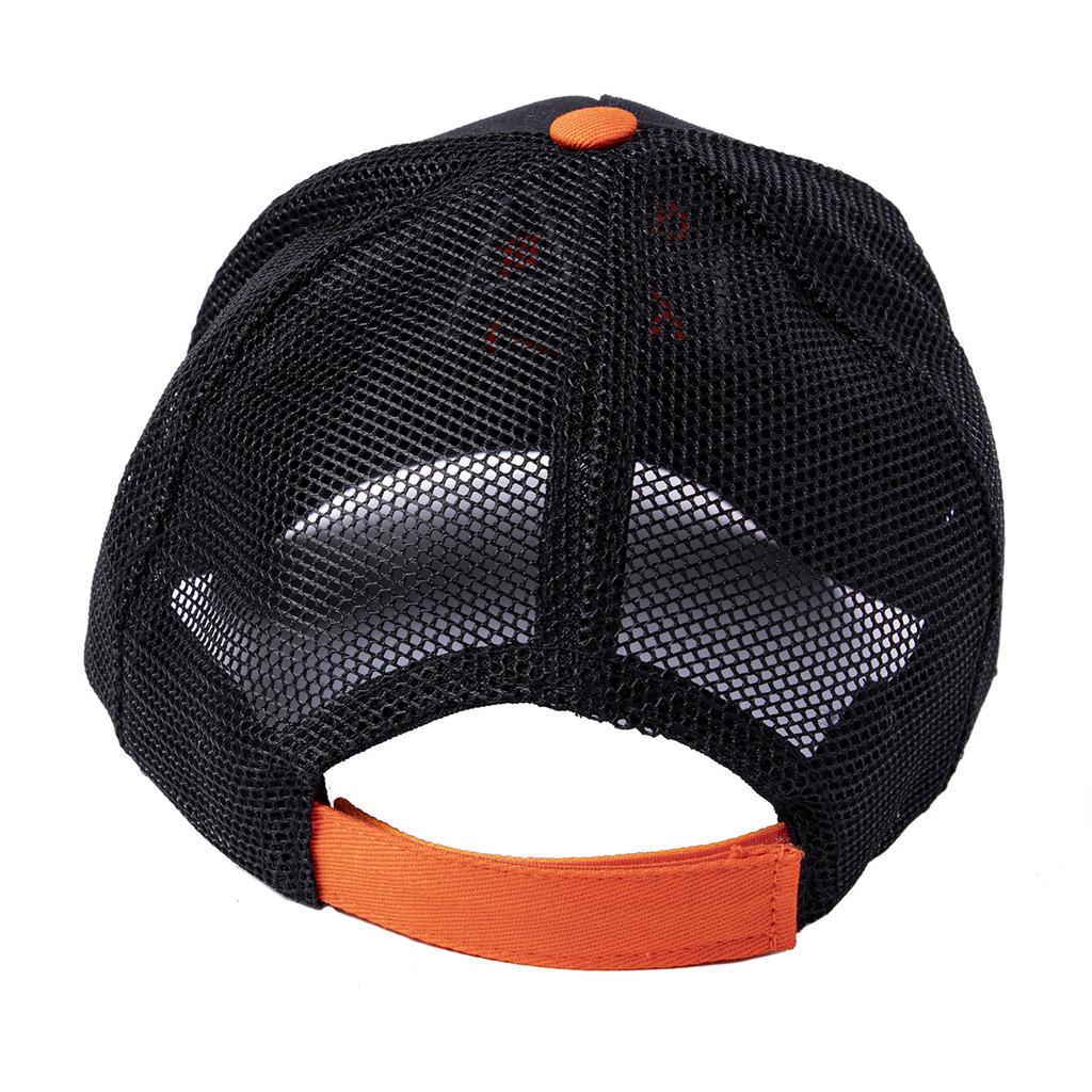 Biggdesign Moods Up Happy Trucker Hat Black Color