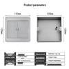 Multifunctional Flip-Open European/German/British Standard Floor Socket