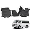 New Hiace 200 Series Standard Body Compatible Front Only Floor 3D Floor Mats with 3D Compatible with HIACE Models and TPE Custom Easy Protective Car