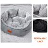 Лежак для собак мелких пород Лежак для кошек, живущих в помещении Моющаяся кровать для щенков с нескользящим дном Мягкая согревающая кровать для домашних животных