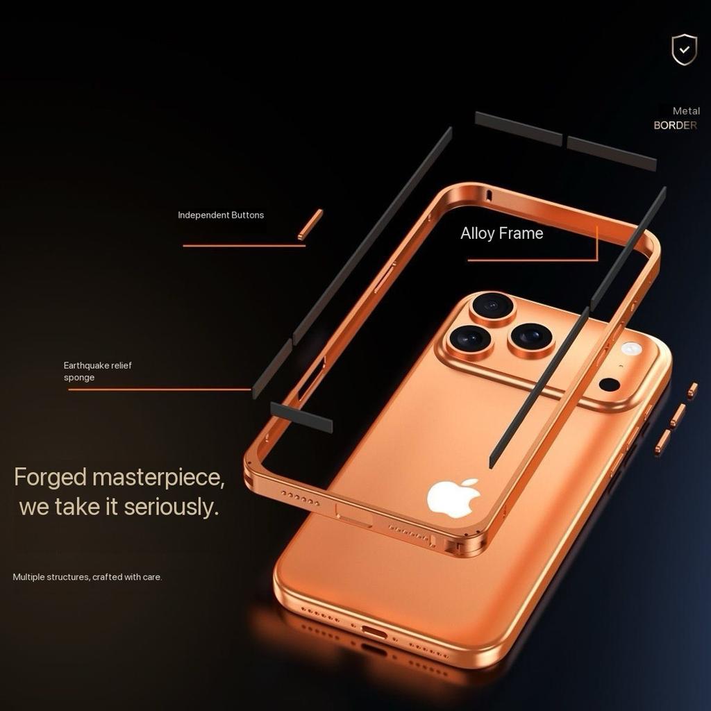 Авиационный алюминиевый сплав Рамка Бампер Чехол для телефона Для iPhone 17 16 15 14 13 Pro Max Plus Металлическая защита линз Ударопрочная крышка