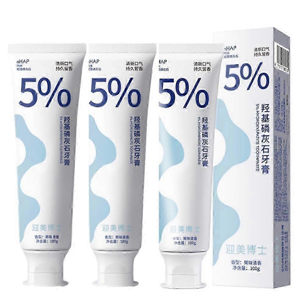3X Hydroxyapatite Toothpaste Probiotic Whitening Toothpaste 100g