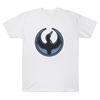 Футболки с логотипом Rebel Loon Футболка Minnesota Rebel Alliance С круглым вырезом Хлопок гребенной Мужские футболки Унисекс С круглым вырезом С коротким рукавом Мужские женская одежда