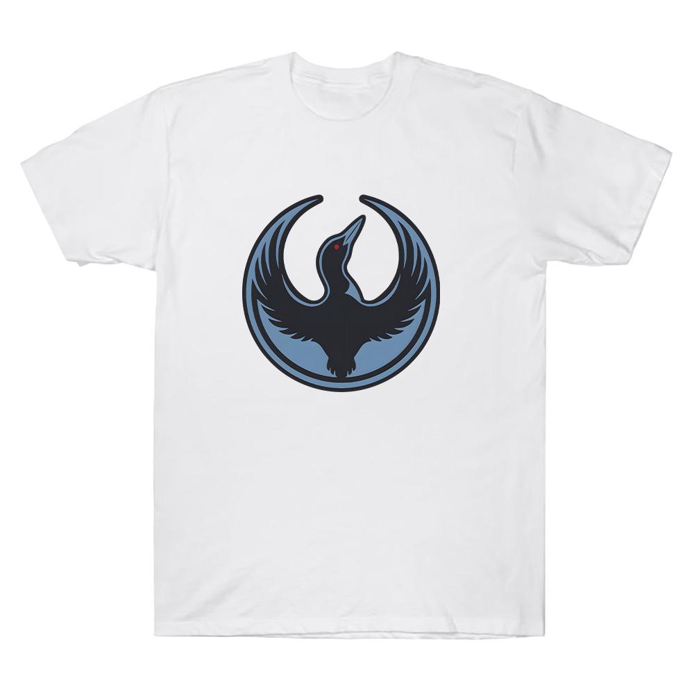 Rebel Loon Logo T Shirts Minnesota Rebel Alliance T-Shirt Crew Neck Combed Cotton Men Tees Unisex Round Neck Short Sleeve Tops Men womens clothes