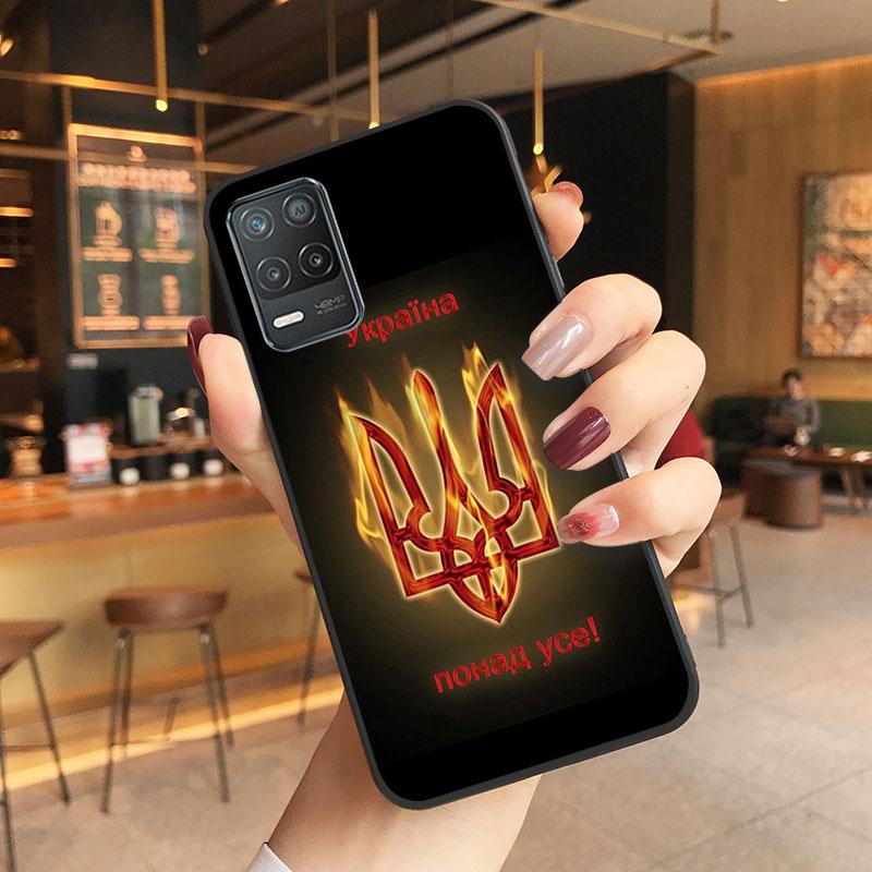 Чехол для телефона с флагом Украины для OPPO Realme GT 2 Pro X2 Pro XT C25S 8 7 6 Pro 6i Realme GT Master C3 C21 C21Y C11 X3 SuperZoom