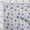 oneOone Хлопковая гибкая кремовая ткань, принадлежности для квилтинга в виде морской звезды, швейная ткань с принтом, 40 дюймов в ярдах