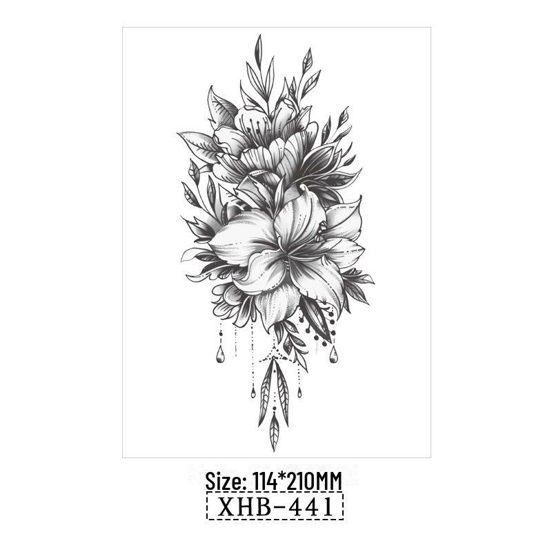 3D реалистичные временные татуировки-наклейки с изображением бабочек, тигров и змей