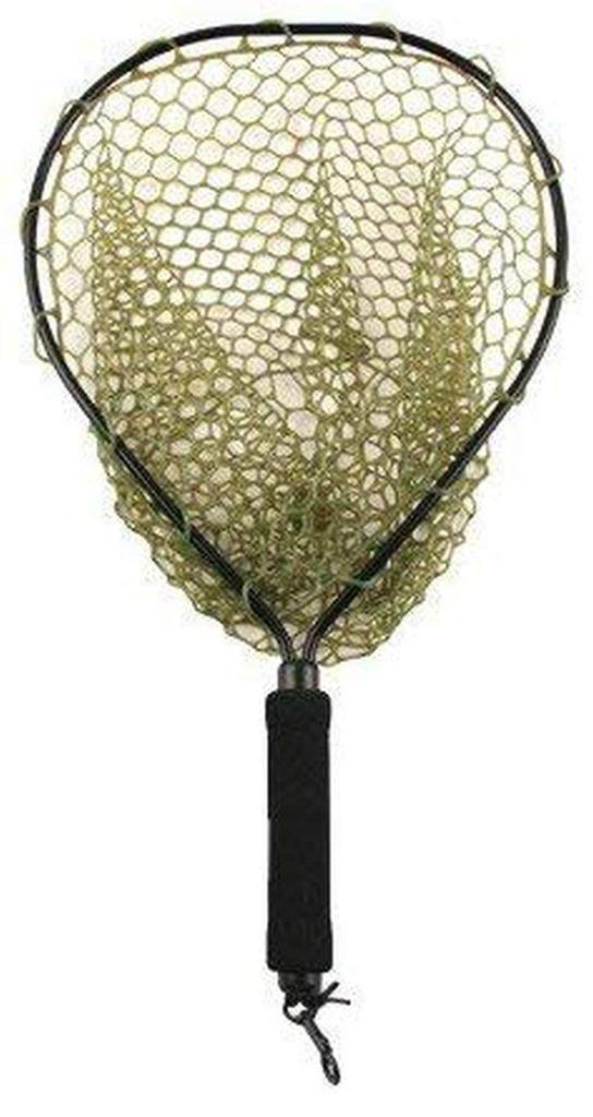 SMITH LTD Landing Net, Rubber Net, 300H X 380W, Olive, 0712