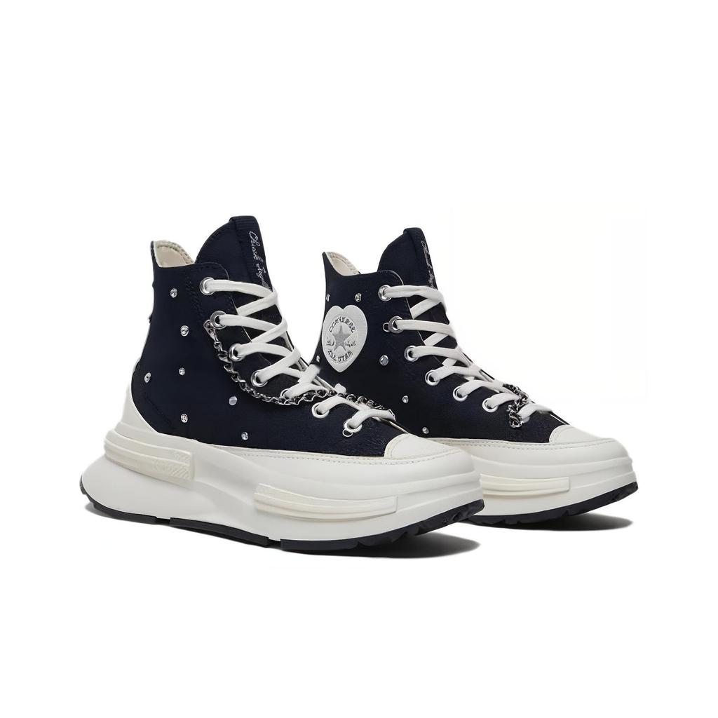 Converse Run Star Legacy CX Удобная амортизация Высокие парусиновые кеды Унисекс Кроссовки Черный A10302C