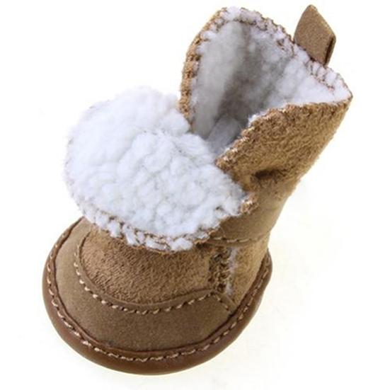 Зимняя нескользящая удобная прогулочная теплая уютная берберская флисовая обувь для домашних собак Зимние сапоги