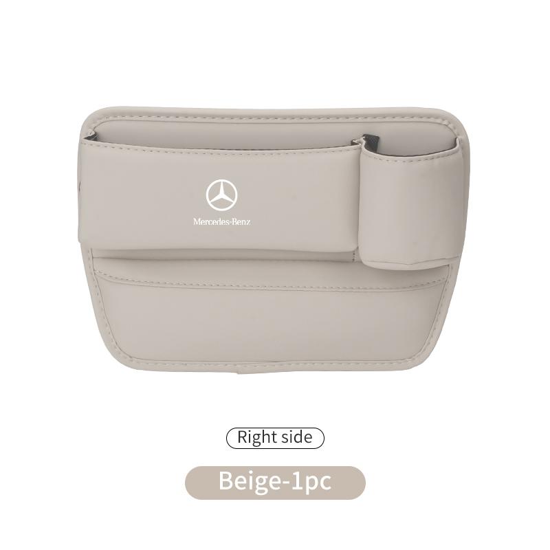 Car Seat Gap Storage Box Pocket Wallet Key Card Cup Phone Holder For Benz W202 W212 W126 W140 W168 W177 CLS GLE GLC GLS CLA
