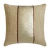 Toss Pillow Cover Decorative Ivory Throw Pillow Covers Faux Leather Textured & Patchwork For Sofa Soild Color Modern Style - Essentia