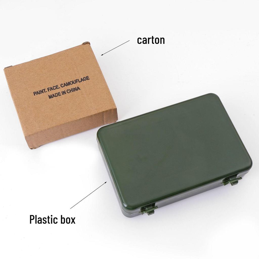 Three-Color Face Camouflage Paint Set for Outdoor Camping & CS Team Building