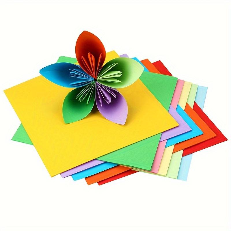 200pcs Premium Cardstock Paper Set, 10 Vibrant Colors, Ideal for Origami, Arts & Crafts, Office Stationery, Scrapbooking, Sewing - High