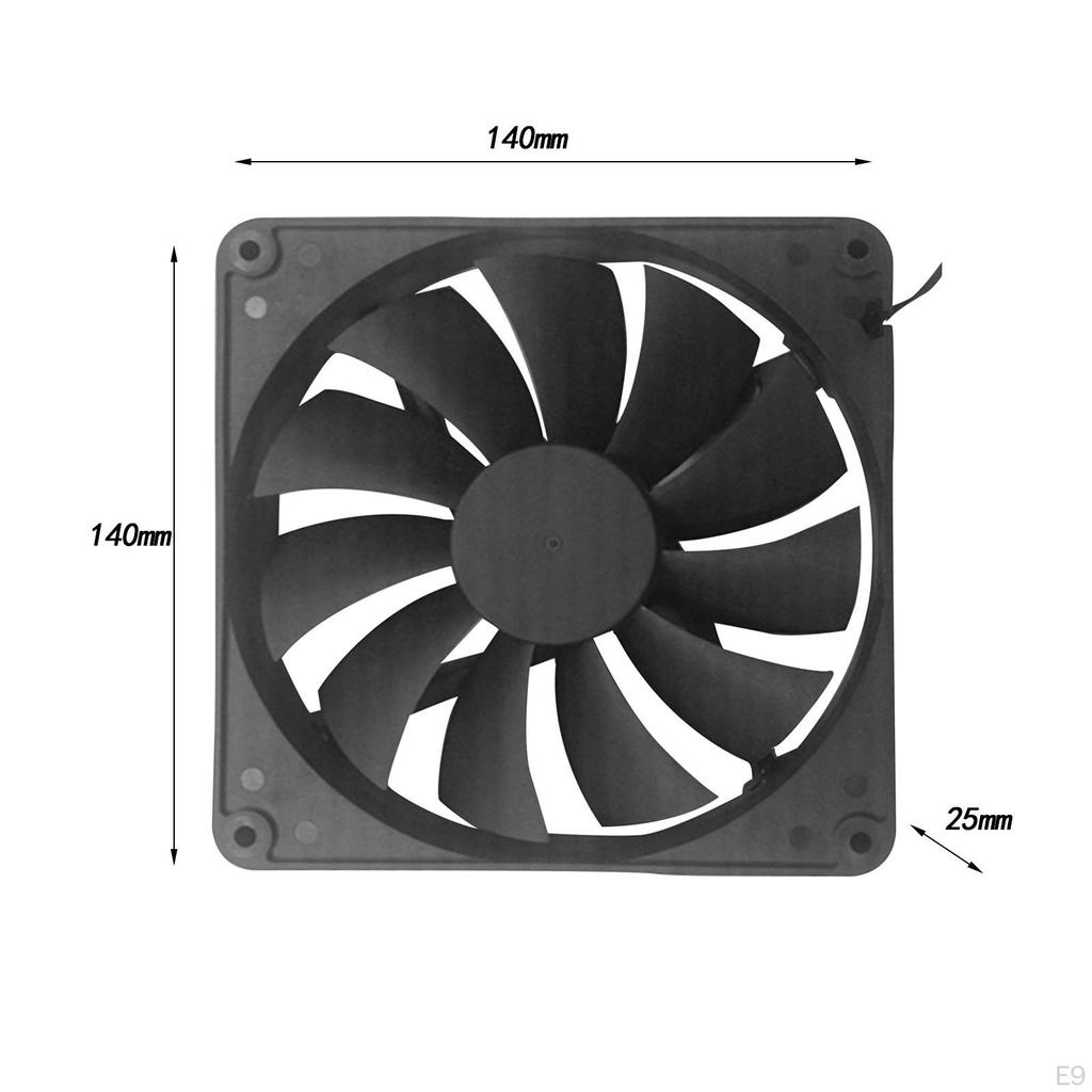 12V 24V Cooling Fan High Speed Multi-Purpose Replacement Case Exhaust for DVR Devices