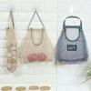 Hanging Mesh Bag for Fruit & Vegetable Storage, Portable Kitchen Organizer for Garlic & Onions