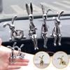 Car Rabbit Decorative Ornaments Eco-friendly Plastic Long Eared Rabbit Auto Center Console Pendant Car Interior Decoration