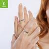 Couple Ring Of Light, Electroplated S925 Sterling Silver Simple Fashion Men'S And Women'S Open Ring Batch Jewelry Bsr649