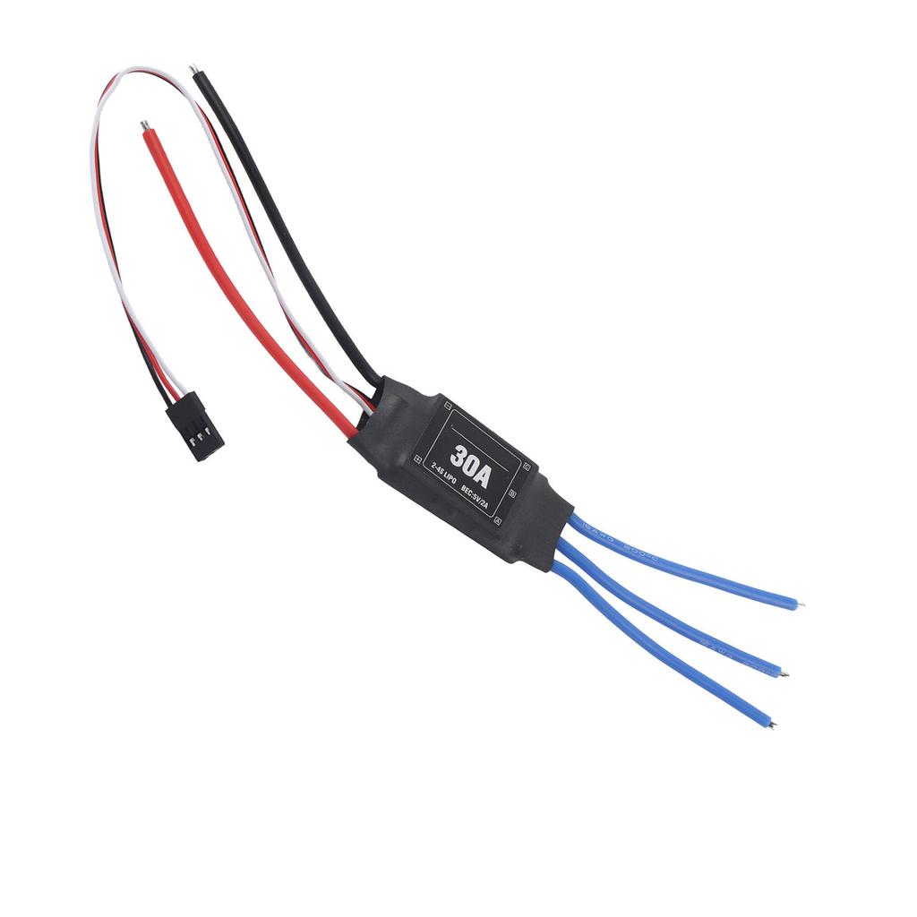 One Way Brushless ESC Electronic Speed Controller for RC Car Ship Underwater Propeller(30A ) 30A