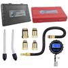 Car Compression Tester 0-200 PSI Digital Cylinder Compression Gauge Car Engine Cylinder Compression Test Tool With Adapters