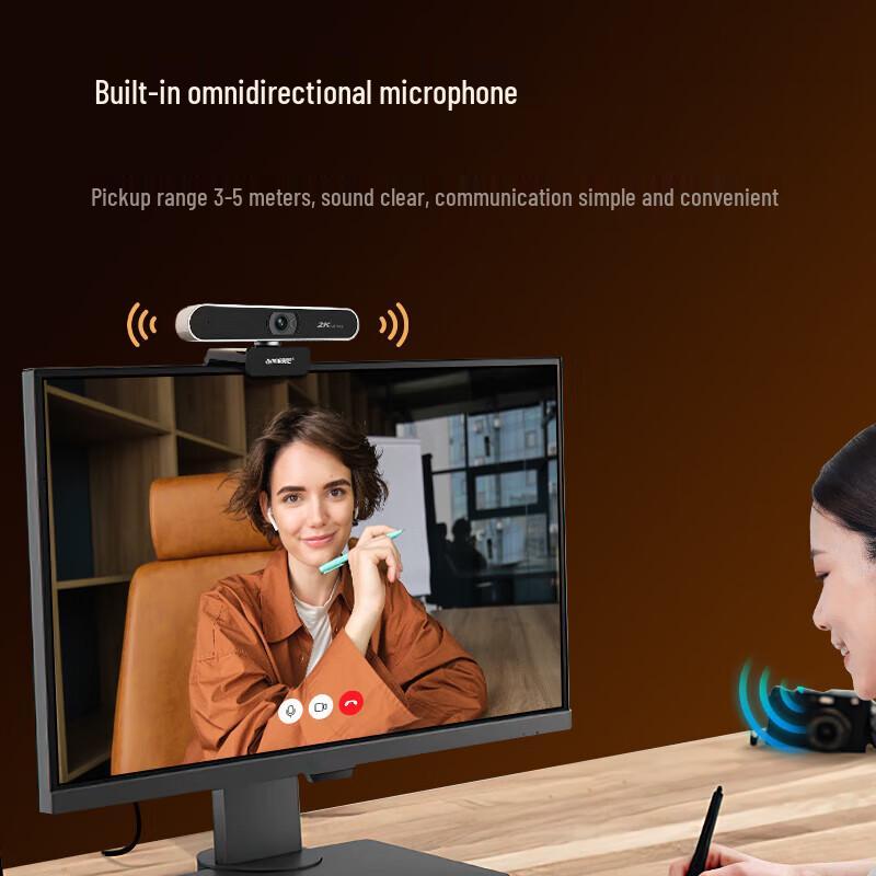 Aoni A30Pro 2K HD Webcam