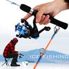 Ice Fishing Set Protable Ice Fishing Rod Combo Ice Fishing Reel Smooth Lightweight Winter Fishing