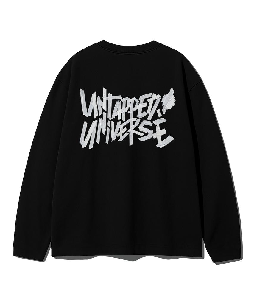 UNTAPPED STUDIO Универсальная длинная футболка оверсайз с тейпированием