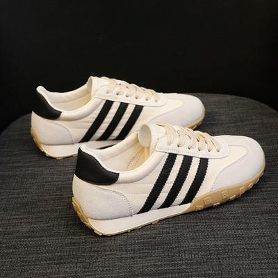 Кожаные ретро немецкие кроссовки женские весна-лето новые плоские кроссовки дышащие повседневные спортивные туфли Forrest Gump