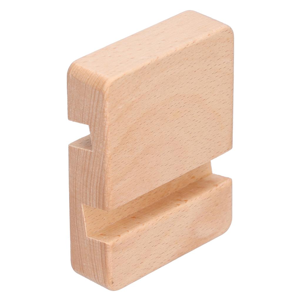 Phone Stand Wooden Compact Durable Universal Simple Stylish Modern Phone Holder for Home