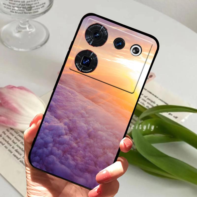 Чехол для ZTE nubia Z50 Ultra, чехол, мягкая печать, силикон, ТПУ, черный бампер, крышка для задней панели телефона ZTE nubia Z60 Ultra, Coque z50Ultra