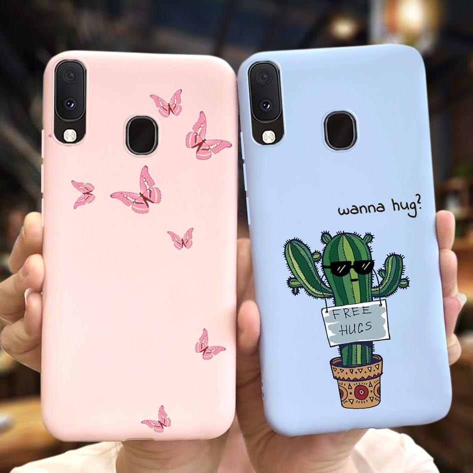 Красочный чехол с цветами для Samsung Galaxy A20 A20S A20E Чехлы Силиконовая задняя крышка Мягкие Fundas для Samsung A20 S A207F A 20 E Coque