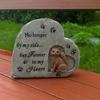 Kitten Memorial Stone Garden Decor Cat Headstone Outdoor Cat Tombstone Pet Memorial
