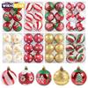 6 шт./кор. Рождественские шары, украшения для рождественской елки, подвесные рождественские украшения для дома 2024 Navidad Natal, подарок на Новый год