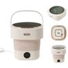 Kennkari Small Washing Machine Folding Washing Machine with Dehydration Function Drainage Function Mini Washing Machine Separate Washing Bucket