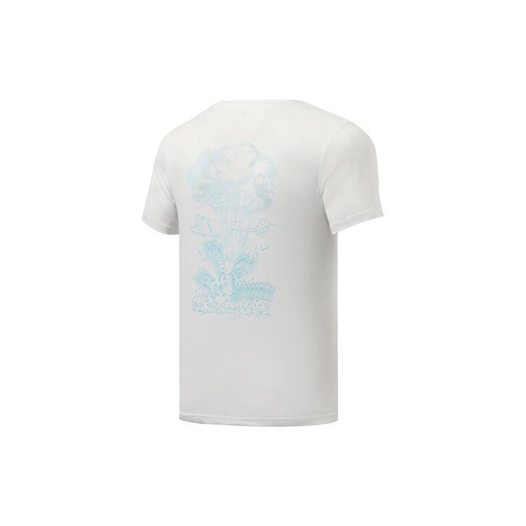 Футболка мужская с коротким рукавом и круглым вырезом Li Ning Running Series с принтом ATSR477-1