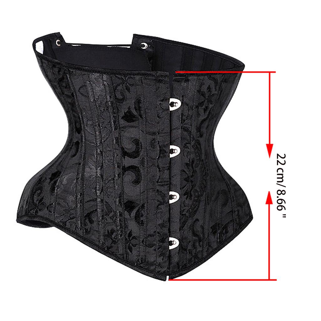 Gothic Solid Color Lift Up Female Waist Corset Wide Spandex Belt Women Fashion Slimming Waistband Adjustable Corsets