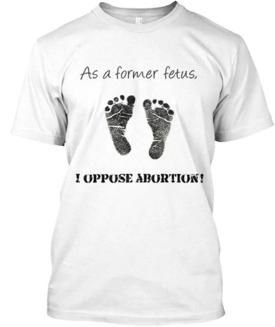 Pro Life 100% Cotton T-shirt Mens Tees Top Made in the USA T-Shirt Tee Top Unisex