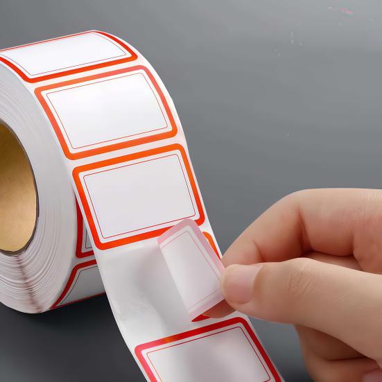 500 шт. Наклейки-этикетки, Самоклеящиеся именные бирки для цветового кодирования, Водонепроницаемые съемные этикетки для ручного заполнения, Файловые папки, Ценники, Полки