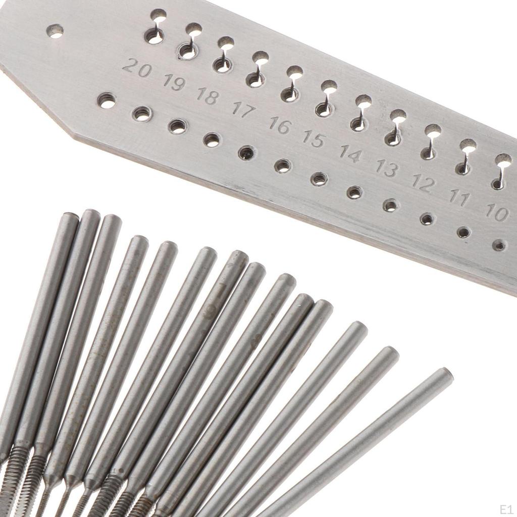 Набор инструментов для ремонта часов Watchmakers Tap & Die, металлический универсальный мужской женский сменный мини-микровинт