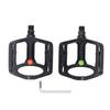 1 Pair Mountain Cycle Pedal Aluminum Alloy Non Slip Stable Flat Platform Pedal Replacement