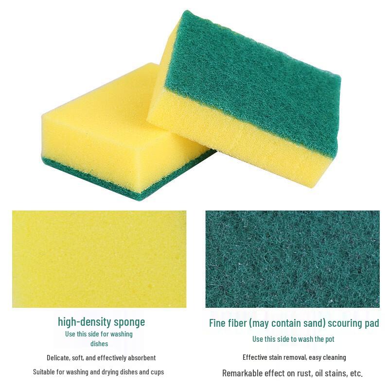 Tinle High-Density Absorbent Dishwashing Sponges
