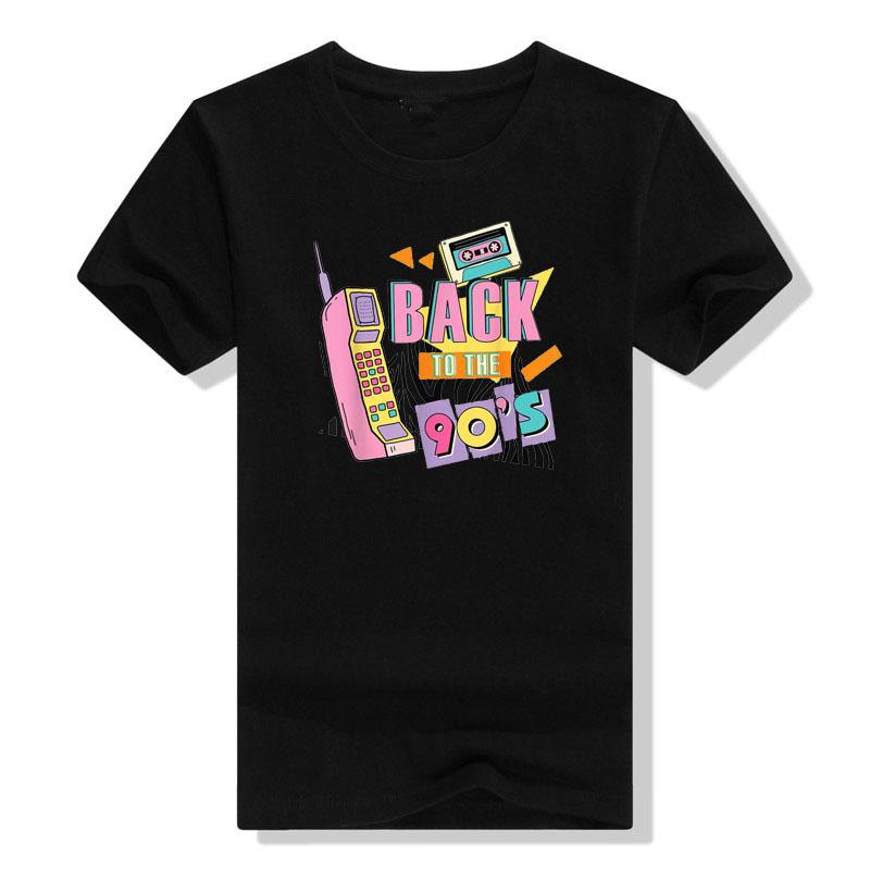 Back To The 90s Outfits For Women Retro Costume Party Tshirt Gift For Women Men 90s Style Hip Hop Event Graphic Tee Tops